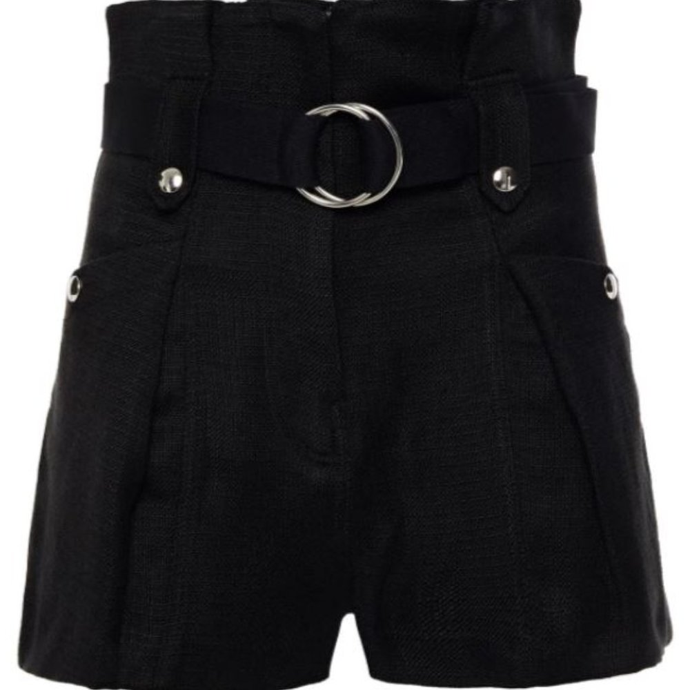 IRO belted canvas shorts T36